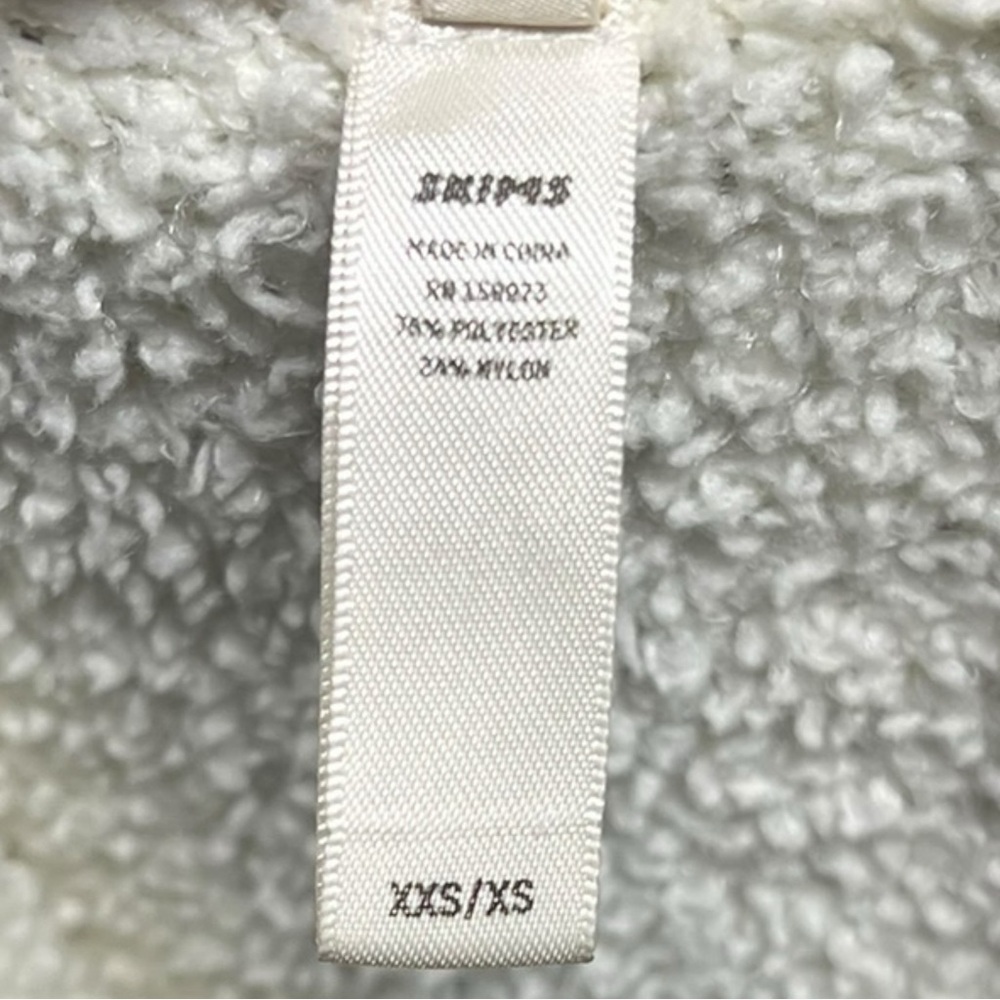 🌻SKIMS Cozy Knit Bouclé Short Robe in Bone Color | Size XXS/XS - Picture 8 of 9